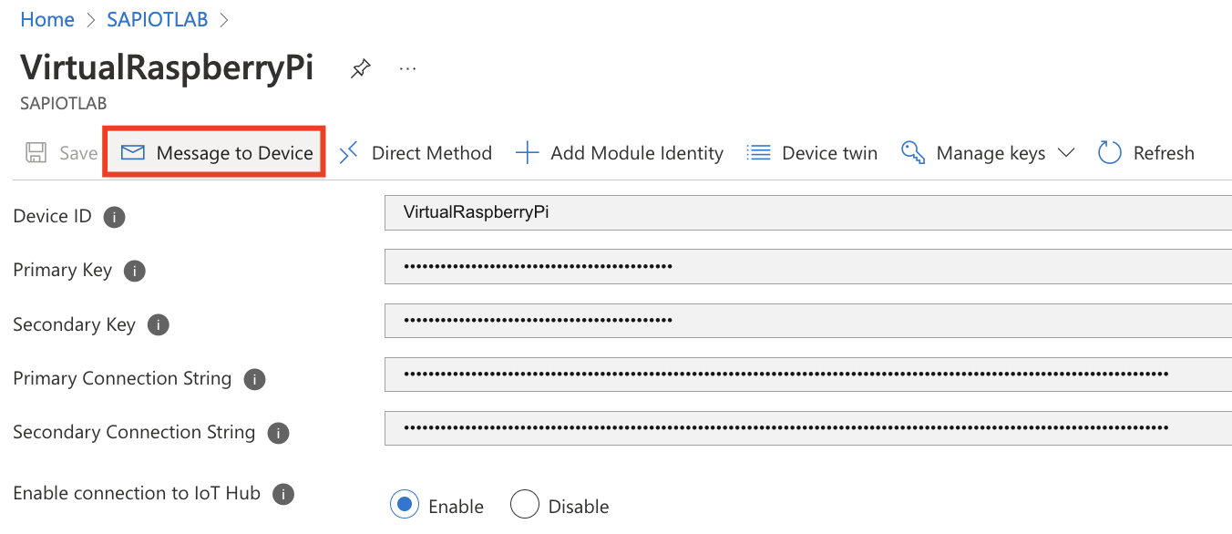 IoT Hub Setup SAP on Microsoft Tutorials